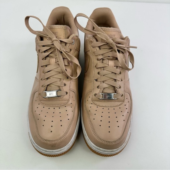 Nike Air Force 1 AF1 Tan Shoes Size 9 - Picture 5 of 8